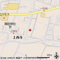 熊本県菊池市上西寺1730周辺の地図