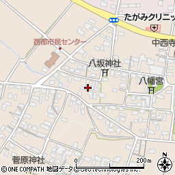 熊本県菊池市下西寺2128周辺の地図