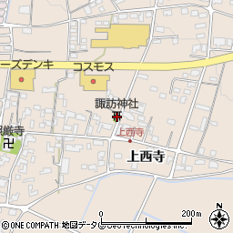 熊本県菊池市上西寺1774周辺の地図