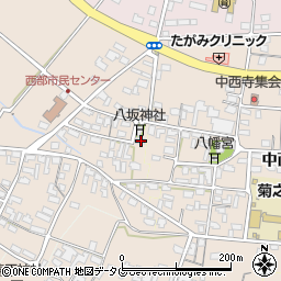 熊本県菊池市下西寺2122周辺の地図