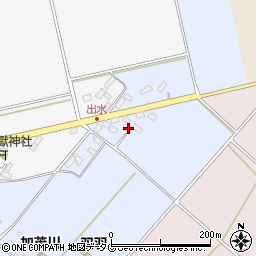 熊本県菊池市七城町甲佐町346周辺の地図