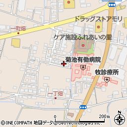 熊本県菊池市上西寺1654-19周辺の地図