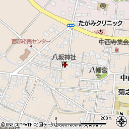 熊本県菊池市下西寺2117周辺の地図