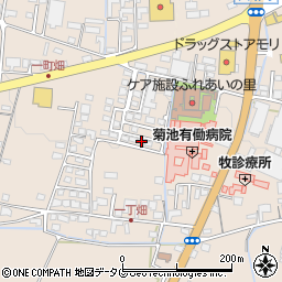 熊本県菊池市上西寺1654-18周辺の地図