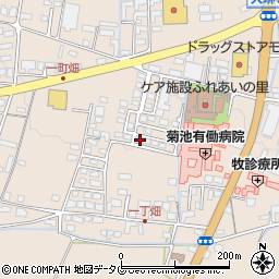 熊本県菊池市上西寺1654-16周辺の地図