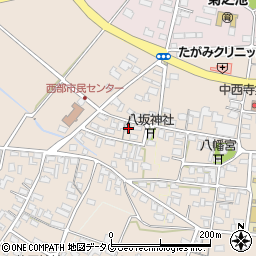 熊本県菊池市下西寺2111周辺の地図