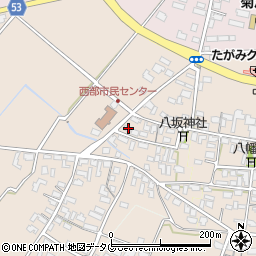 熊本県菊池市下西寺2083周辺の地図