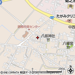 熊本県菊池市下西寺2104周辺の地図