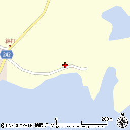 長崎県西海市西彼町風早郷2554周辺の地図