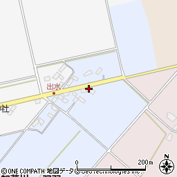 熊本県菊池市七城町甲佐町348周辺の地図