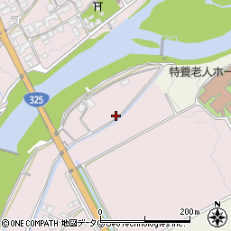 熊本県菊池市上赤星1241周辺の地図