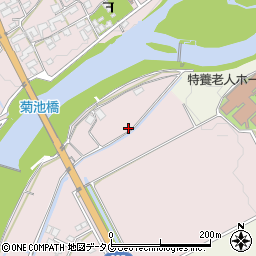 熊本県菊池市上赤星1241周辺の地図