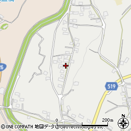 大分県豊後大野市三重町内田449周辺の地図