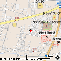 熊本県菊池市上西寺1654-9周辺の地図