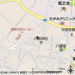 熊本県菊池市下西寺2066周辺の地図