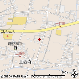 熊本県菊池市上西寺1732周辺の地図