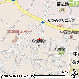 熊本県菊池市下西寺2058周辺の地図