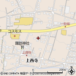 熊本県菊池市上西寺1759-4周辺の地図