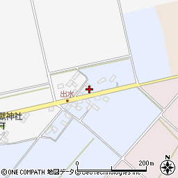 熊本県菊池市七城町甲佐町347周辺の地図