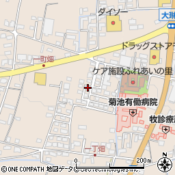 熊本県菊池市上西寺1654-10周辺の地図