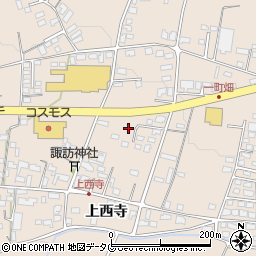 熊本県菊池市上西寺1759周辺の地図