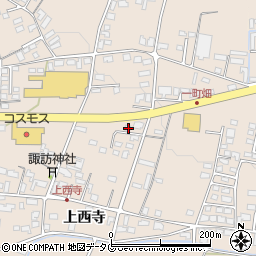熊本県菊池市上西寺1756周辺の地図