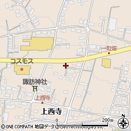 熊本県菊池市上西寺1758周辺の地図