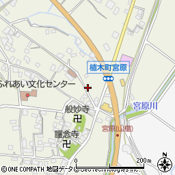 熊本県熊本市北区植木町宮原212周辺の地図