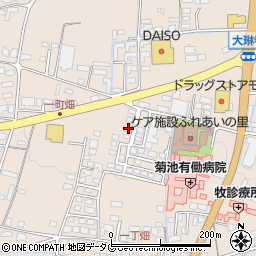 熊本県菊池市上西寺1654-13周辺の地図