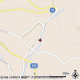 熊本県阿蘇市一の宮町三野621周辺の地図