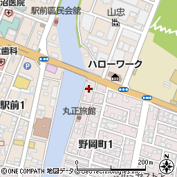 大分県佐伯市野岡町1丁目4周辺の地図