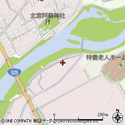 熊本県菊池市上赤星1253周辺の地図