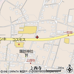 熊本県菊池市上西寺1751周辺の地図