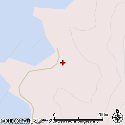 大分県佐伯市鶴見大字大島1106-2周辺の地図