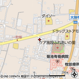 熊本県菊池市上西寺1654-15周辺の地図