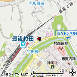 ＥＮＥＯＳ竹田ＳＳ周辺の地図