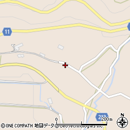 熊本県阿蘇市一の宮町三野685周辺の地図