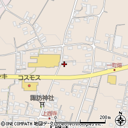 熊本県菊池市上西寺1750-9周辺の地図