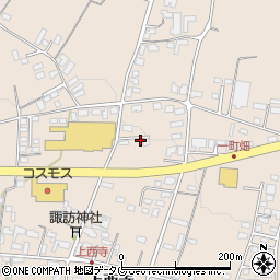 熊本県菊池市上西寺1750-1周辺の地図