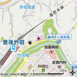 竹田温泉花水月周辺の地図