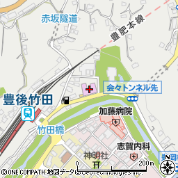 竹田市役所本庁　商工観光課周辺の地図