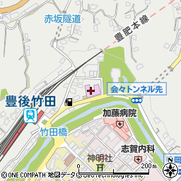 竹田市観光ツーリズム協会周辺の地図