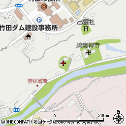英雄寺周辺の地図