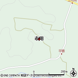 大分県竹田市市用周辺の地図