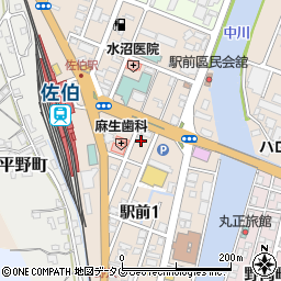 株式会社山本石油　駅前給油所周辺の地図