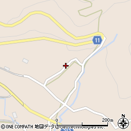 熊本県阿蘇市一の宮町三野603周辺の地図