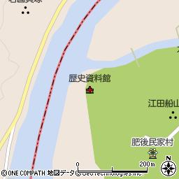 和水町歴史資料館周辺の地図