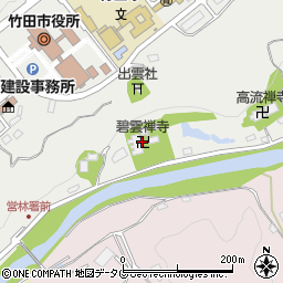 碧雲禅寺周辺の地図