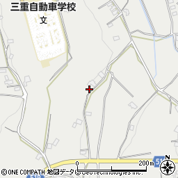 大分県豊後大野市三重町内田1465周辺の地図