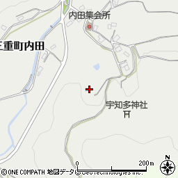 大分県豊後大野市三重町内田3770周辺の地図